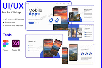 design uiux website and app, mobile app, uiux design