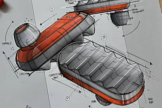 create industrial design concepts sketches