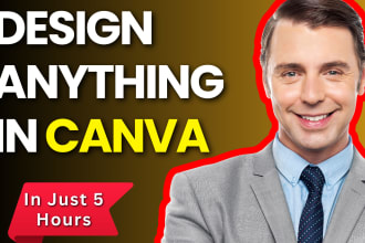 design anything in canva, flyer, poster, newsletter, reports, logo, certificates