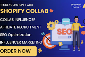 setup shopify affiliate store shopify collab app influencer marketing promotion