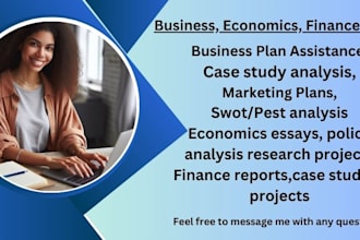 be an expert business, finance and economics research article writer