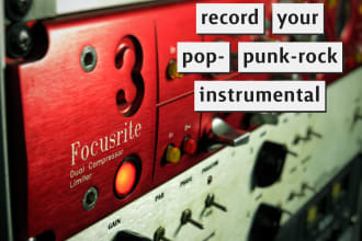 write and record your pop punk rock instrumental