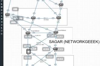 do your networking projects in cisco packet tracer, gns3, eveng