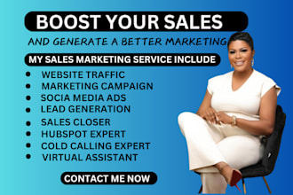 commission based sales representative sale closer high ticket marketing outreach