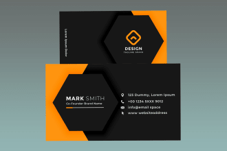 modern thank you card, business invitations, business card
