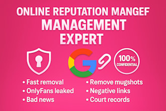 remove mugshots and arrest records from google search results