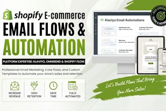 setup klaviyo email flows or email automation for your shopify store