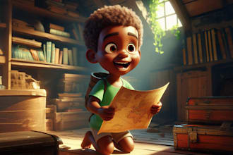 do african american children story book illustrations