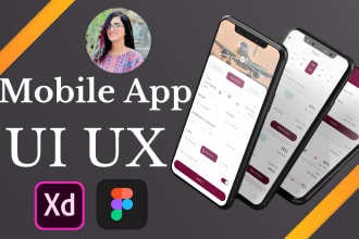 design wireframes mobile app UI UX design prototype figma