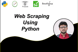 do web scraping, data mining, extraction and collection in python