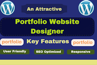 design an attractive wordpress portfolio and directory website