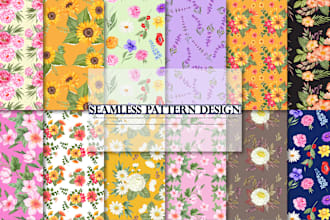 do watercolor floral seamless pattern for textile or any print