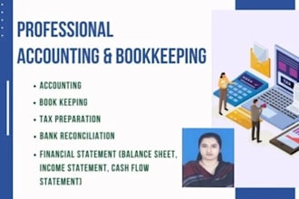 provide accurate bookkeeping services in quickbooks