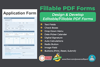 convert pdf to a fillable pdf form