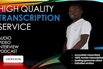 transcribe audio to text and do video transcription