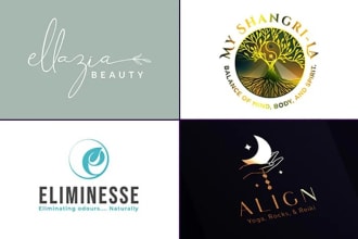 make a feminine watermark, beauty, clothing logo design