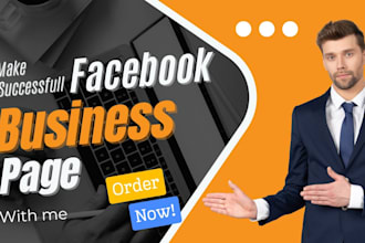 create, setup and design professional facebook business page