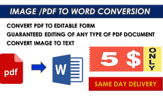 convert image and pdf to word