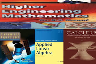 help in engineering mathematics, linear algebra, differential equation, calculus