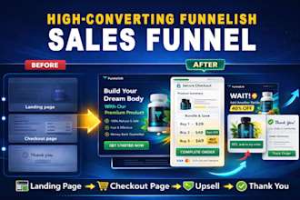 build a high converting sales funnel using funnelish