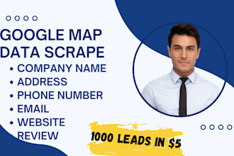 scrape google map data for lead generation, b2b data extraction