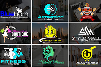 professional business logo design for ecommerce online store amazon ebay shopify