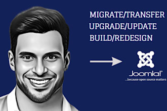 develop, redesign, upgrade, update, migrate, fix error or issue joomla website