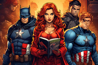 design characters and comic books