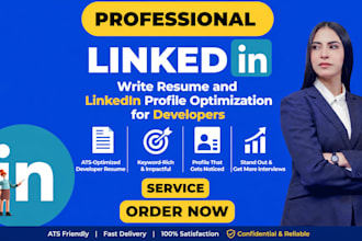 write an tech resume and linkedin