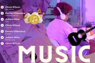 do organic music promotion to increase streams and social media playlist