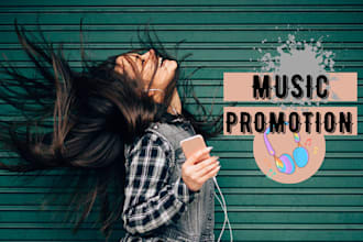 do organic music promotion on music playlist to audience