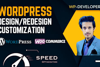 design, redesign, customize, functional responsive website