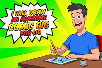draw an amazing comic strip