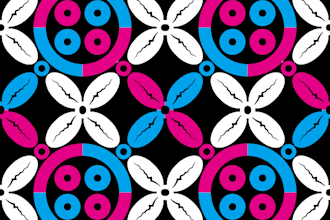do pattern design for textile, decoration and wallpaper