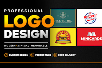 design modern logo for startup business brand