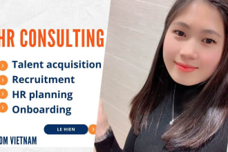 be human resource HR consultant and recruiter