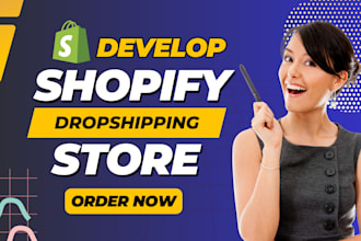 develop shopify dropshipping store with SEO