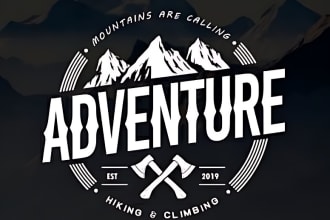 make an unique travel, adventure, tour, hotel and resort logo design