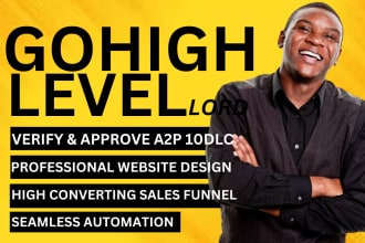 gohighlevel VA website automation a2p 10dlc registration twilio saas chatbot ai