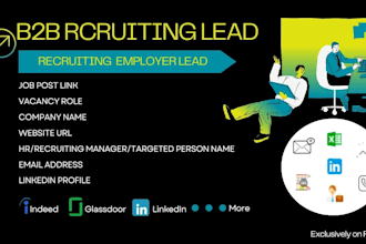 do recruiting b2b lead generation, recruiting email listing