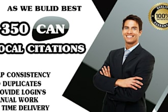 do 350 canada local citations for local SEO