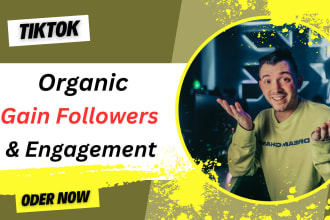 grow tiktok followers and engagement manually by selfhand