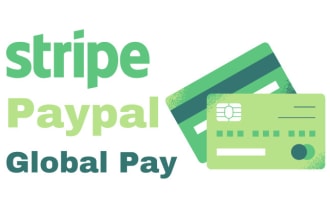 integrate paypal, stripe and globalpay to your website