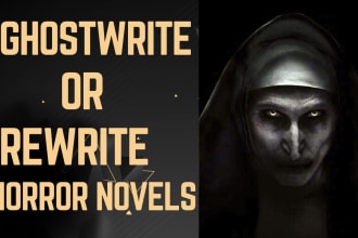 ghostwrite or rewrite scary horror story thriller novel