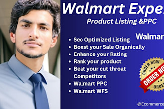 be walmart expert, wfs expert, fix walmart listing issues, walmart PPC campaign