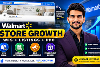 grow your walmart store with wfs shipment setup, listing optimization and