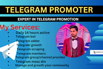 professionally manage and moderate your telegram group or channel