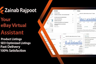 be your expert ebay virtual assistant, ebay lister, ebay product listings