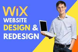 wix website design and redesign or landing page expert