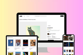 design web and app UI UX for desktop, tablet and android
